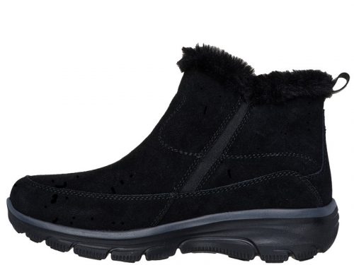 Skechers 167862 BLK vízlepergető női bokacsizma